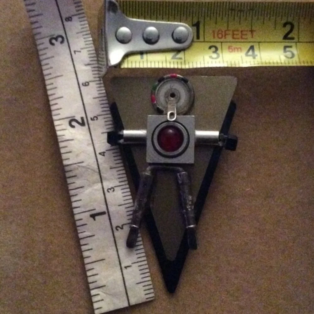 NWOT One of a Kind Steampunk Robot Brooch
